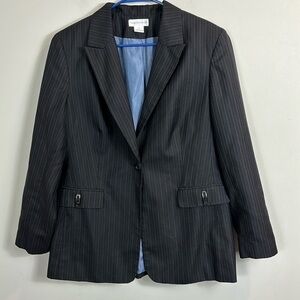 Worthington striped women’s blazer women size 14